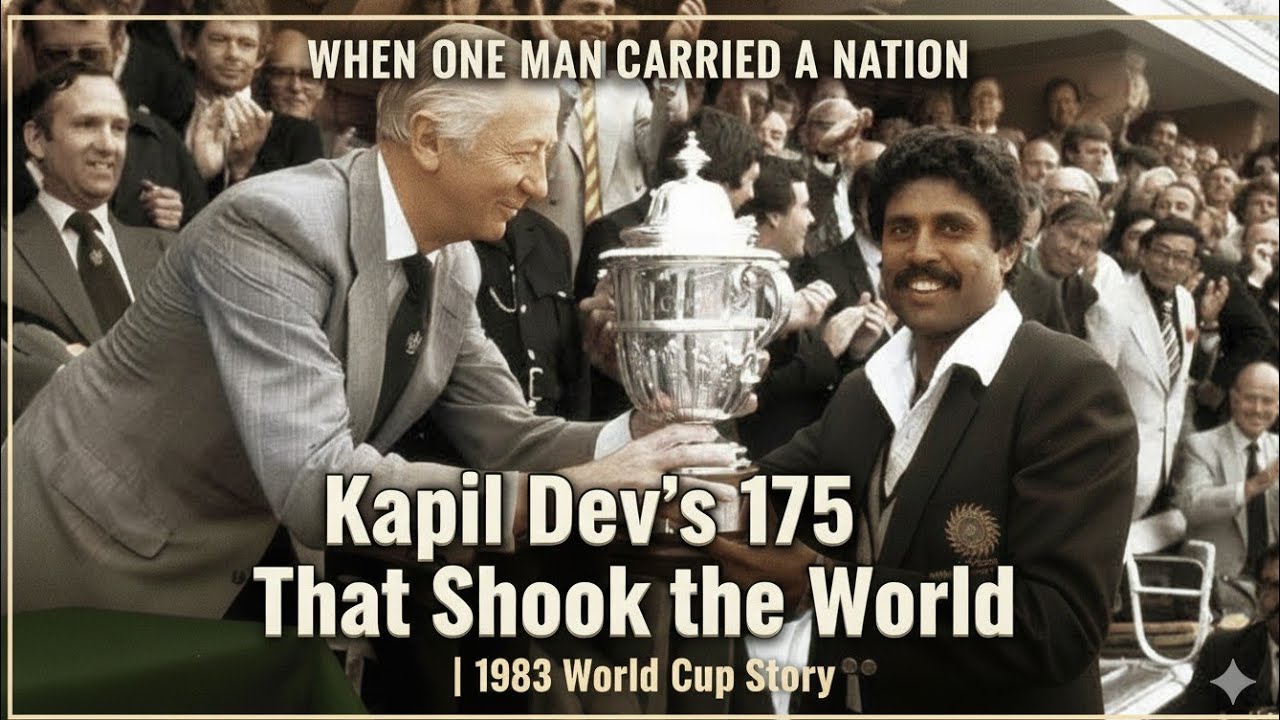 When One Man Carried a Nation – Kapil Dev’s 175 That Shook the World | 1983 World Cup Story
