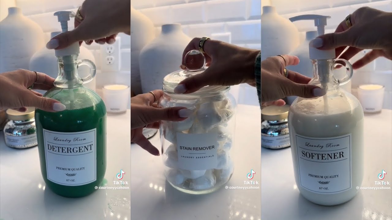 ASMR Laundry Refill and Restock TikTok Compilation pt. 27 🧺✨