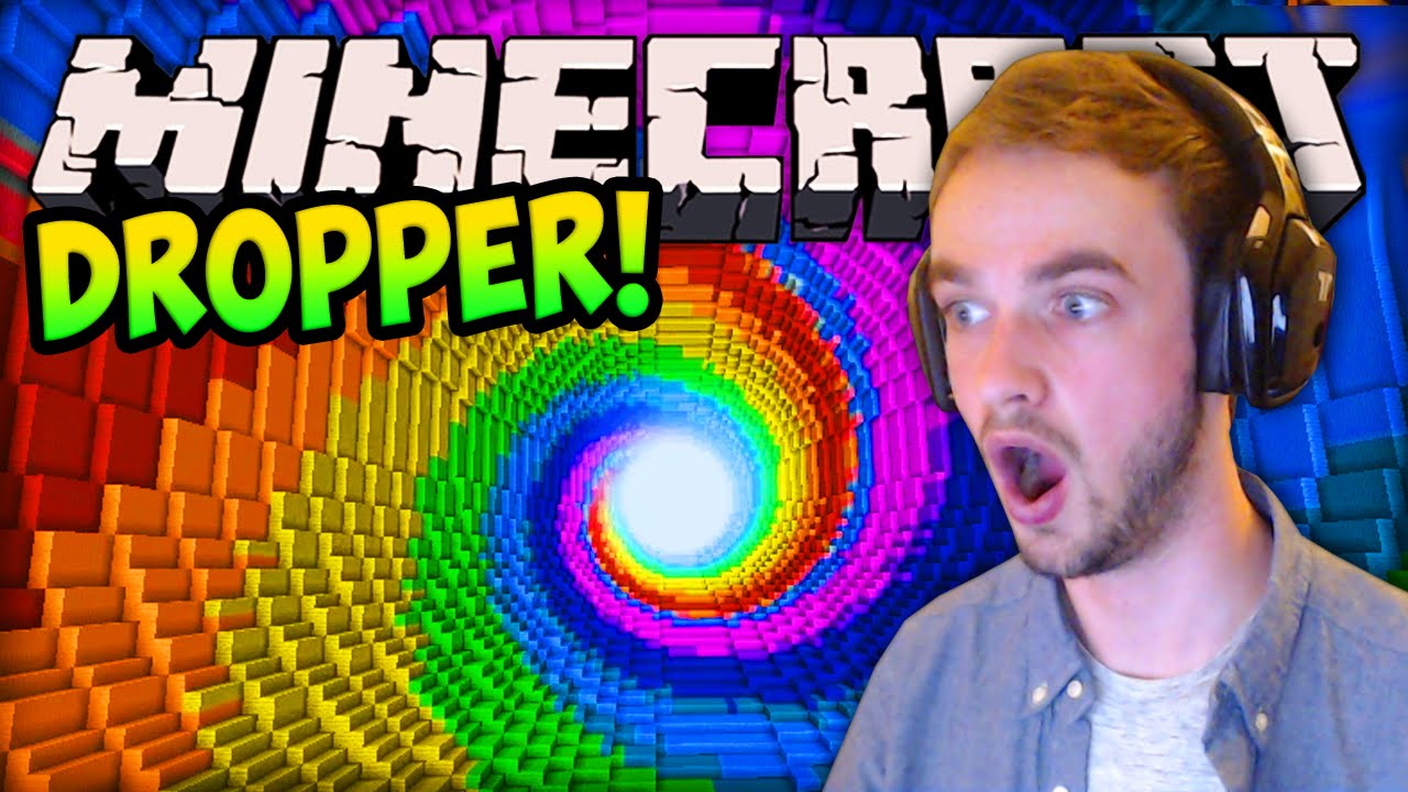 Minecraft THE DROPPER #1 - CRAZINESS! w/ Ali-A & Vikkstar123