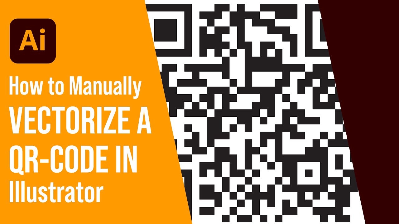 How to Manually Vectorize a QR Code in Illustrator 2 Methods Explained