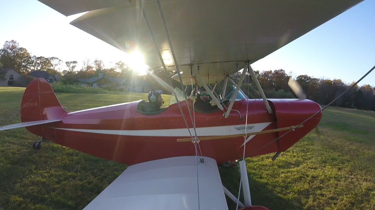 Ryan's Hatz Biplane ride