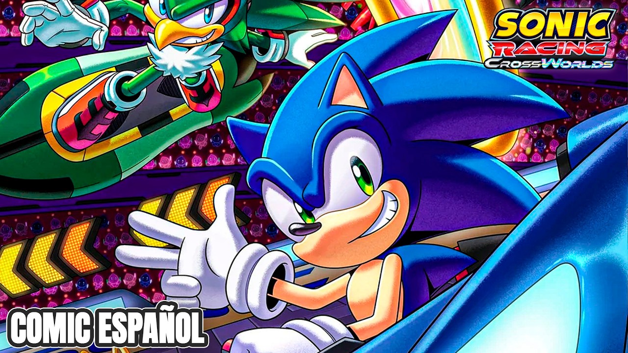 La HISTORIA de Sonic Racing Crossworlds | Comic Animado + 3D Parallax | Capitulo Único