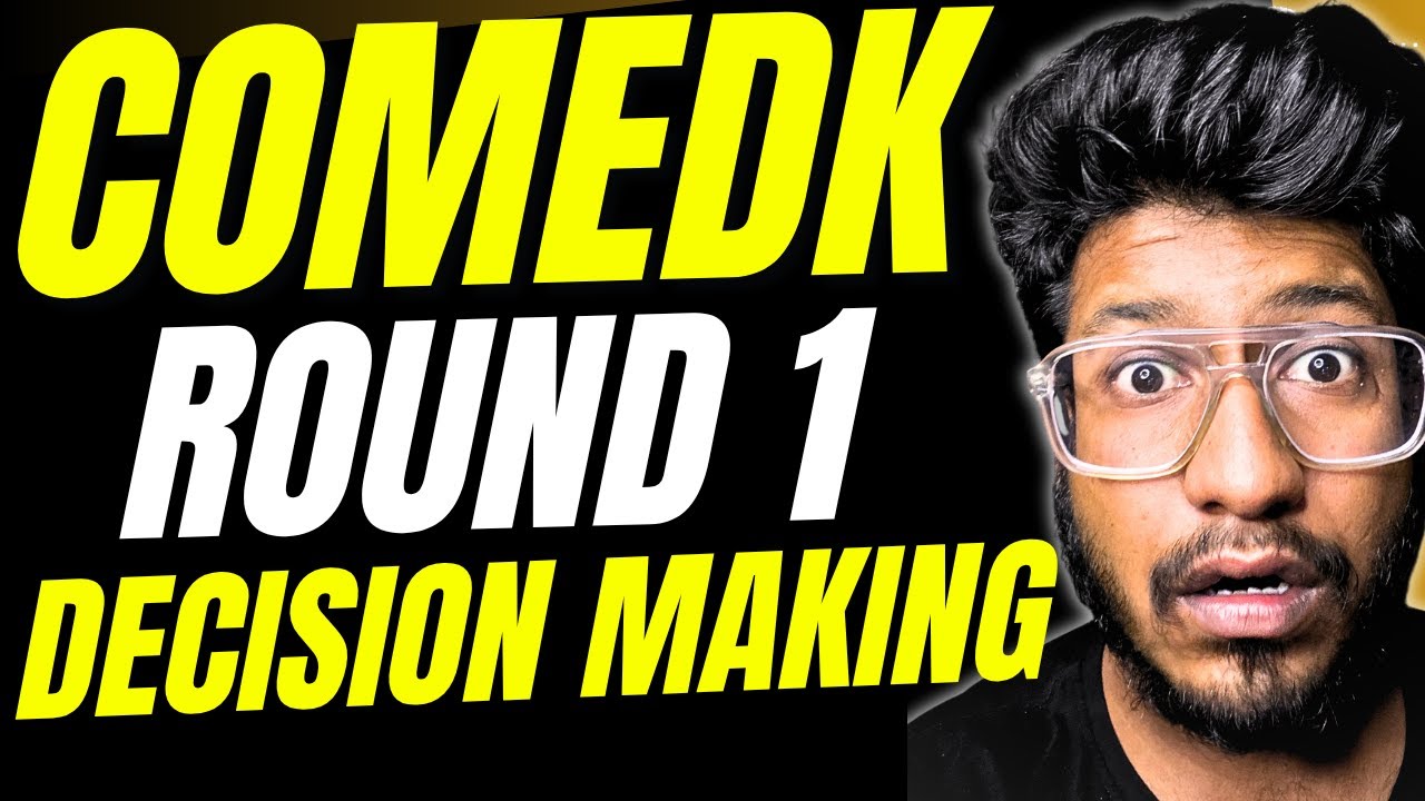 COMEDK 2025 | Round 1 Decision Making | What is the Payment process ?