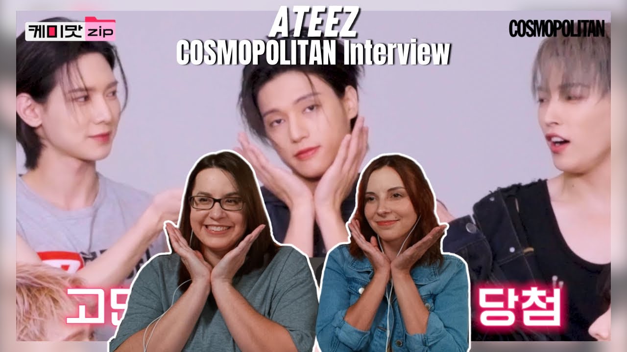 ATEEZ (에이티즈) Химическая игра на соответствие | Реакция на интервью Cosmopolitan