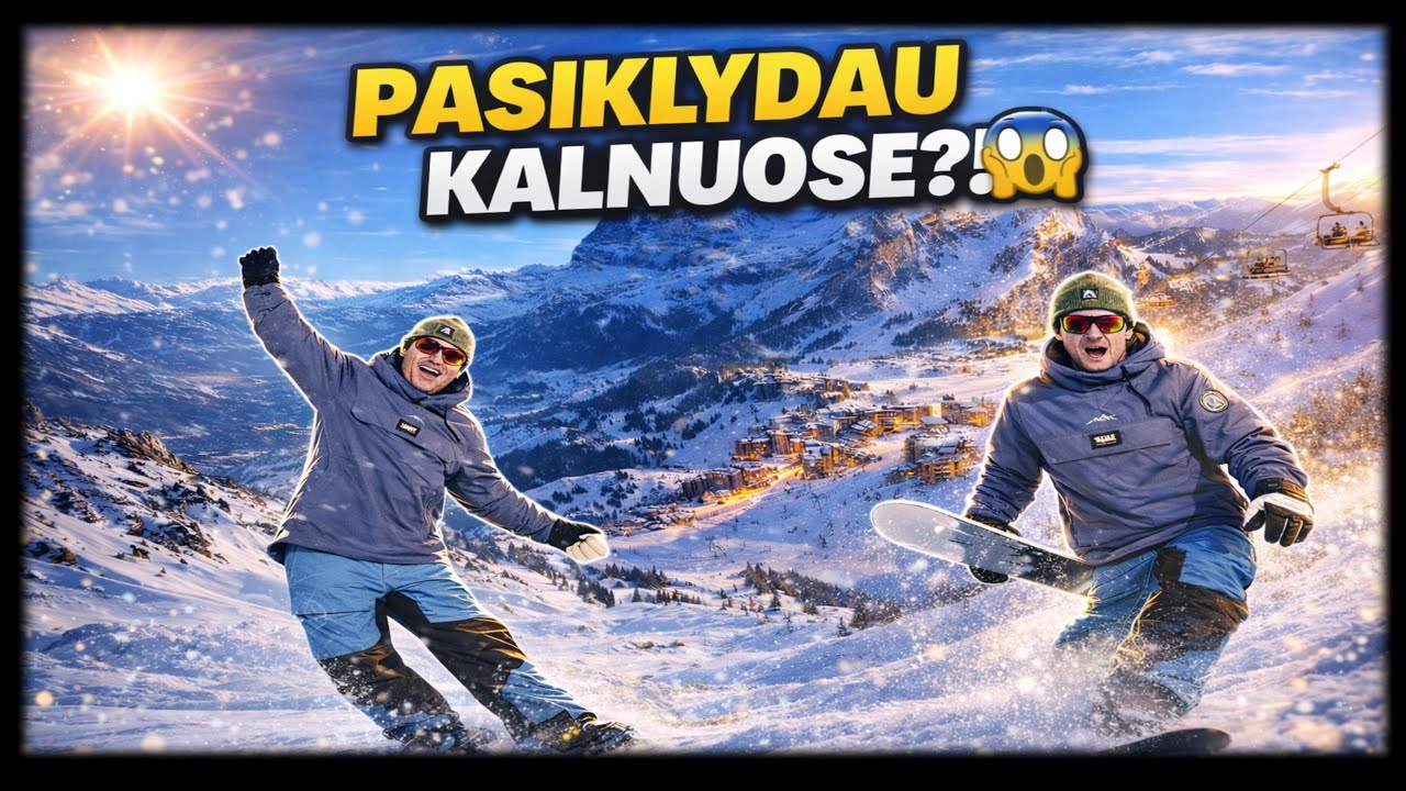 🎿 Nuotykiai Avoriaz kalnuose! 🏔️