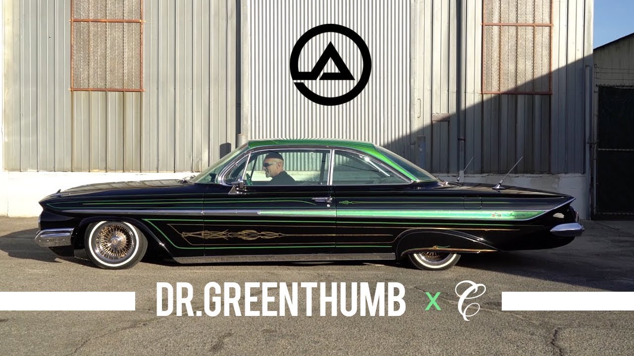 Rolling Low & Slow In Dr Green Thumb | 1961 Bubble Top Impala