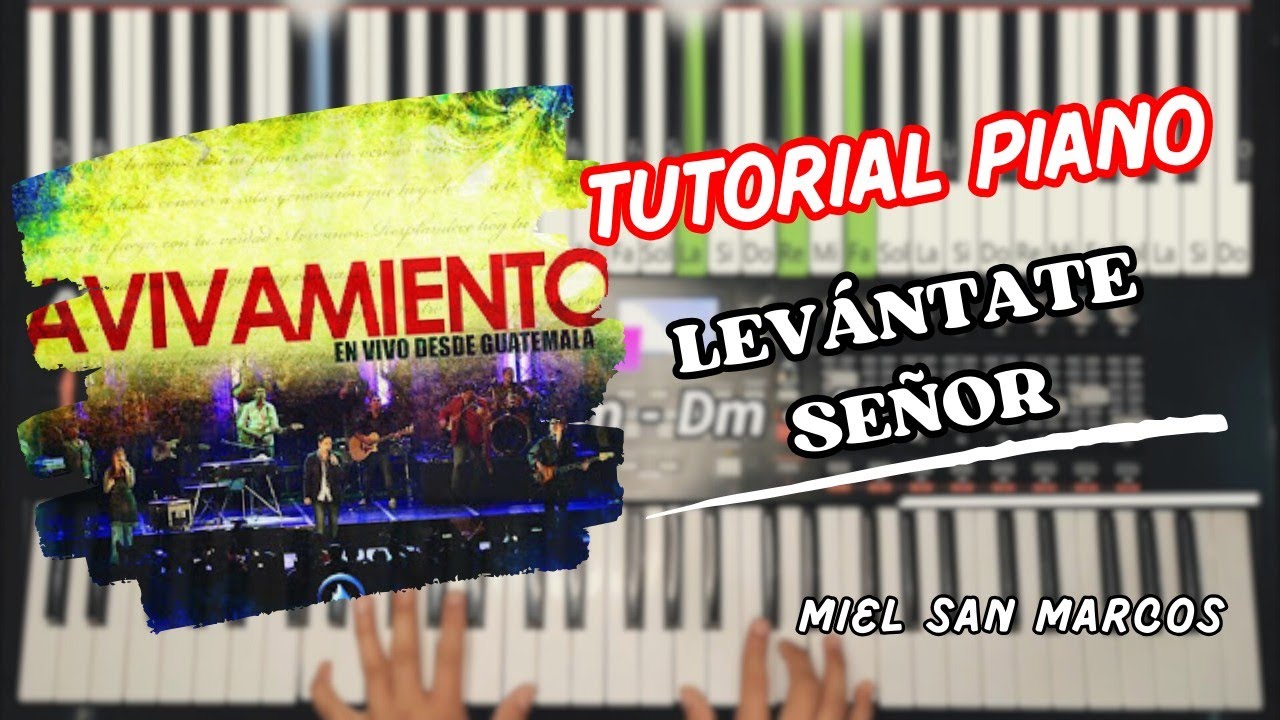 Levántate Señor - Miel San Marcos | Tutorial Piano