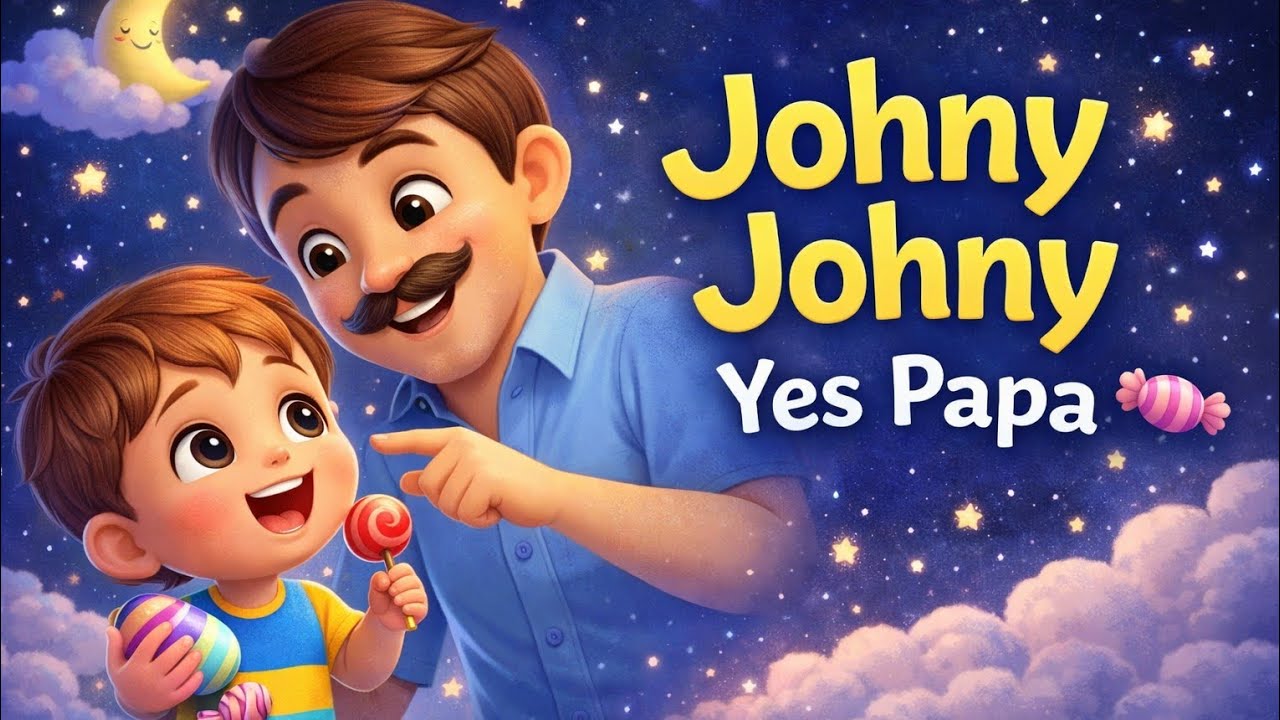 Johny Johny Yes Papa 🍬 | Fun Kids Rhyme | RhymeBerry World