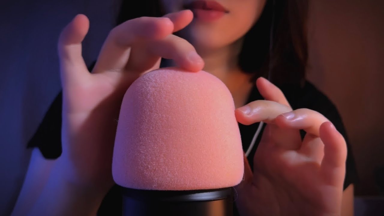 ASMR Mic Tracing , Rubbing , Sleepy , Fall Asleep , Brain Massage , No Talking