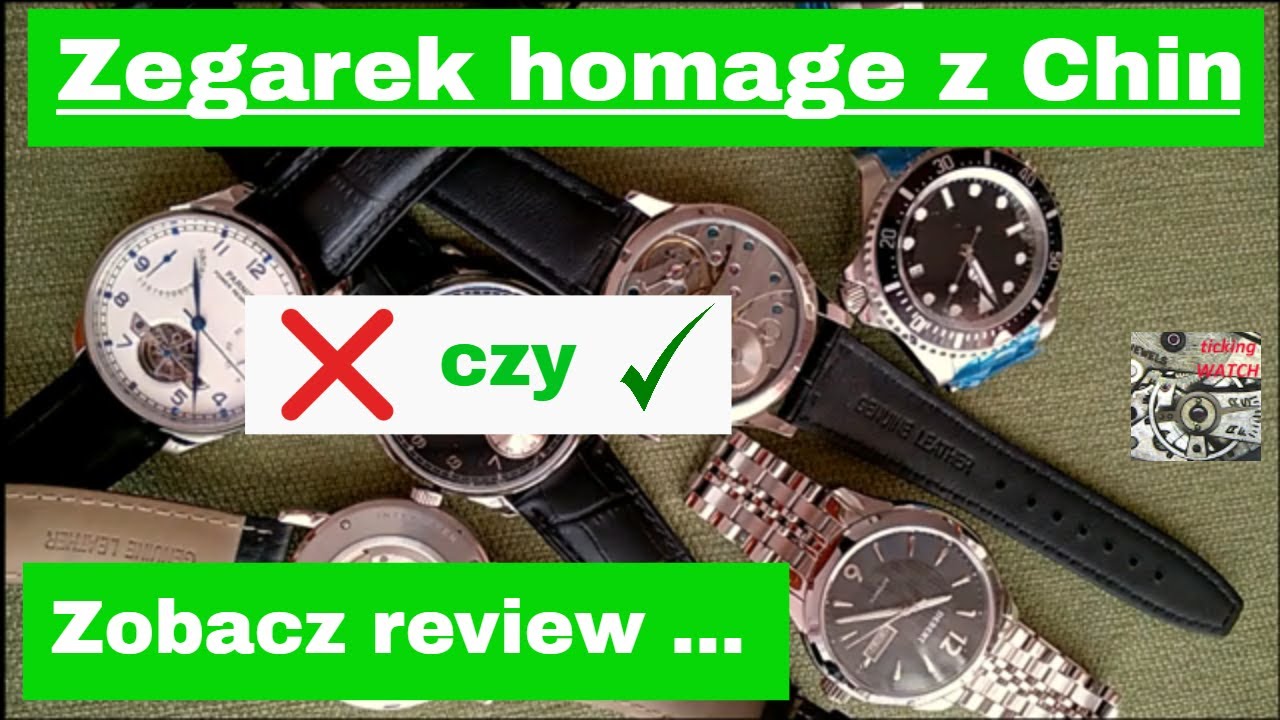 Kupuję zegarek homage z Chin na AliExpress | Czy Tissot, Seiko i Citizen mają się czego bać?