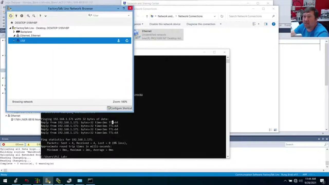 FactoryTalk Linx to Connect to an Allen Bradley PLC over Ethernet