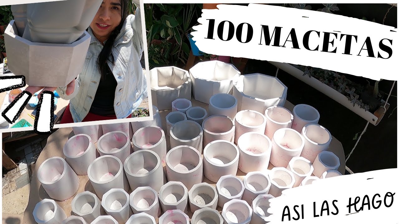 ESTO GANO CON ESTAS MACETAS /// TODO SOBRE LAS MACETAS DE YESO !!