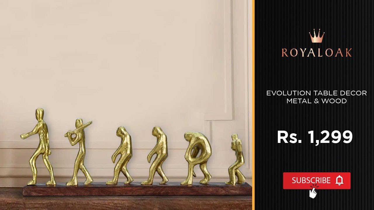 Royaloak | Evolution Table D&eacute;cor - Metal & Wood