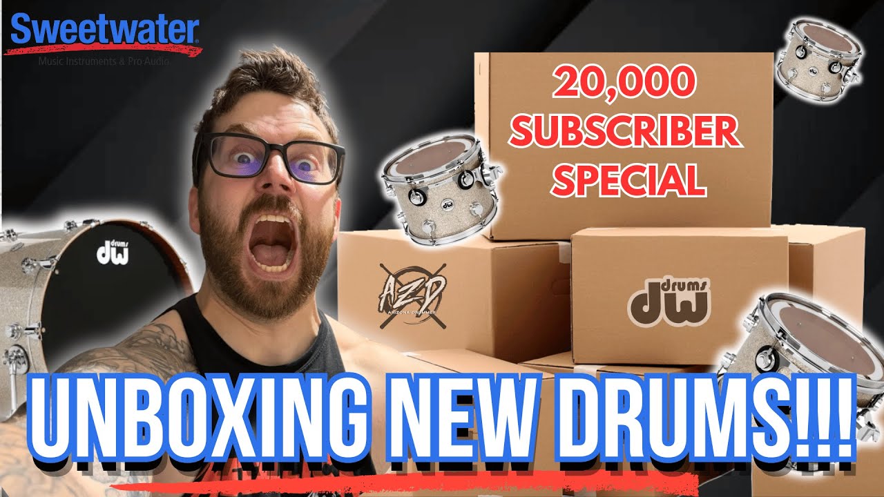🎉 20K SUBSCRIBERS + I Got My DREAM DW Drum Set! (Collector's Series Unboxing & First Playthrough)