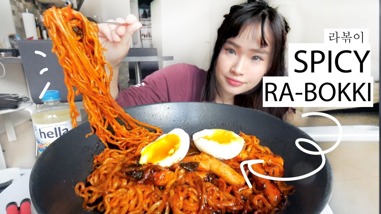 🔥🔥🔥SPICY RA-BOKKI 라볶이 🔥🔥🔥MUKBANG | ramen noodles