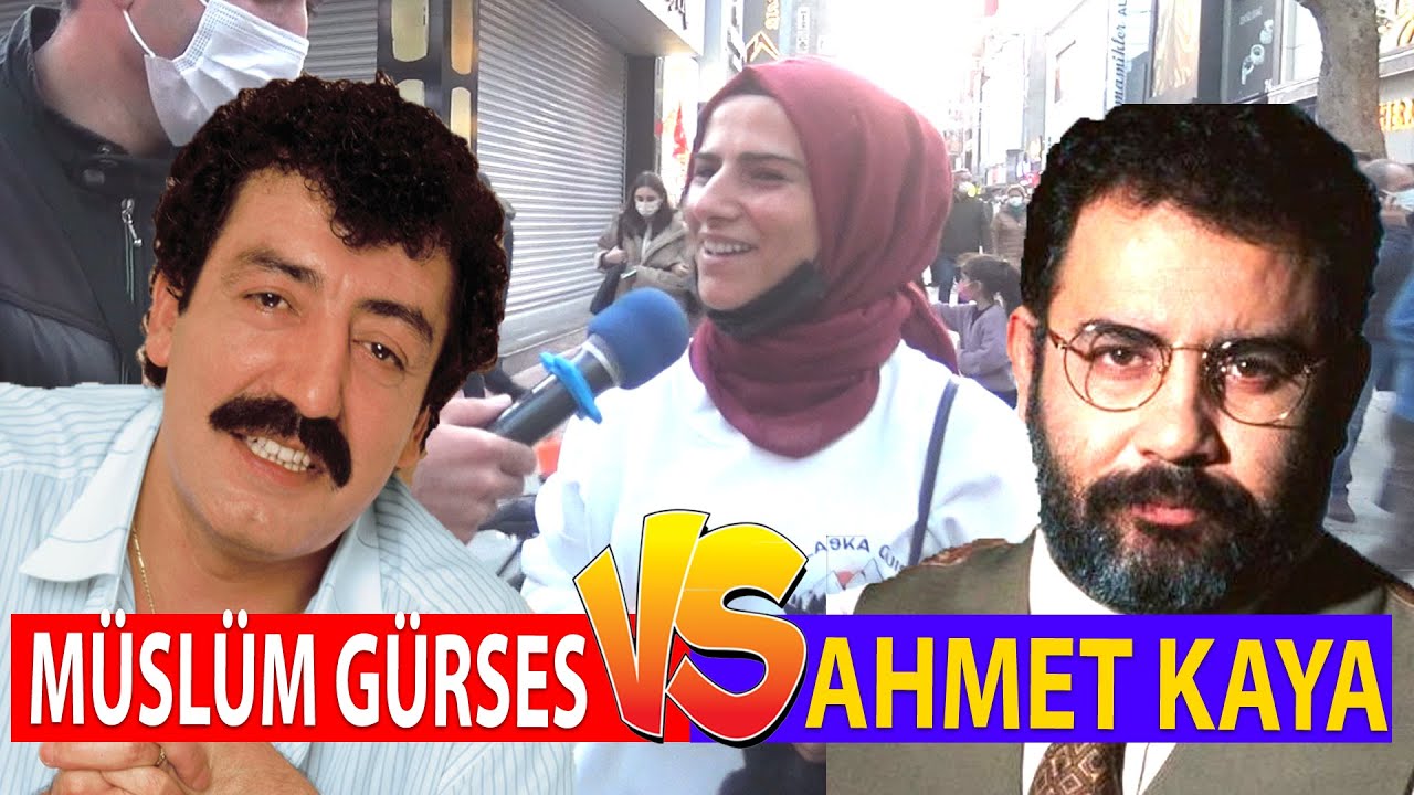 Müslüm Gürses mi Ahmet Kaya mı Kocaeli İzmit'te Vatandaşlara Sorduk