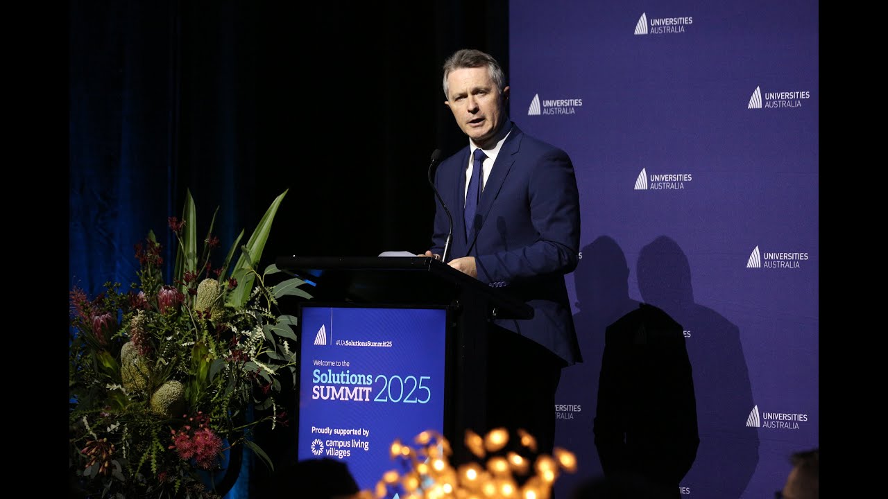 Education Minister Jason Clare | Universities Australia Solutions Summit 2025
