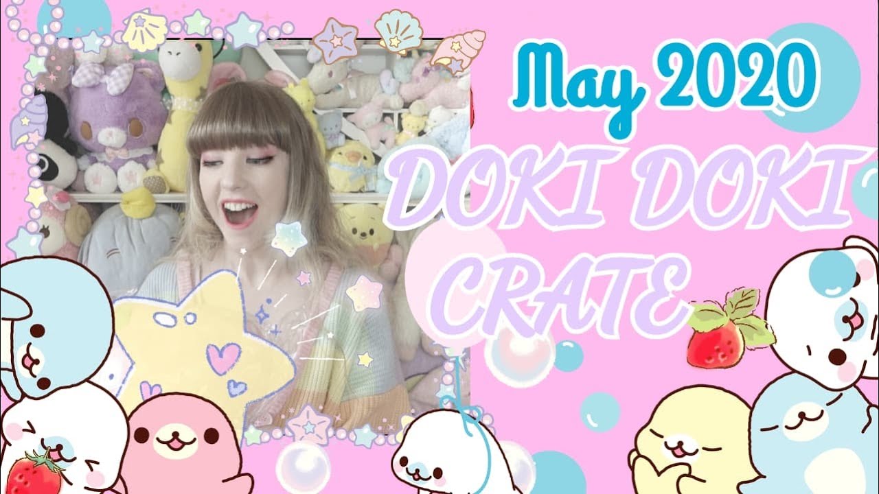 💝 MAY 2020 DOKI DOKI CRATE UNBOXING!! #summer #strawberry 💝