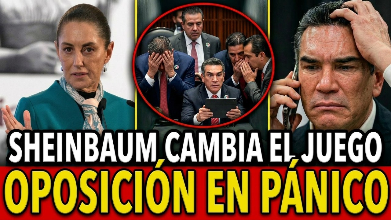 🚨¡SHEINBAUM CAMBIA LA JUGADA! El Plan B que DESTRUYE a Alito y DEJA en SHOCK a la Oposición
