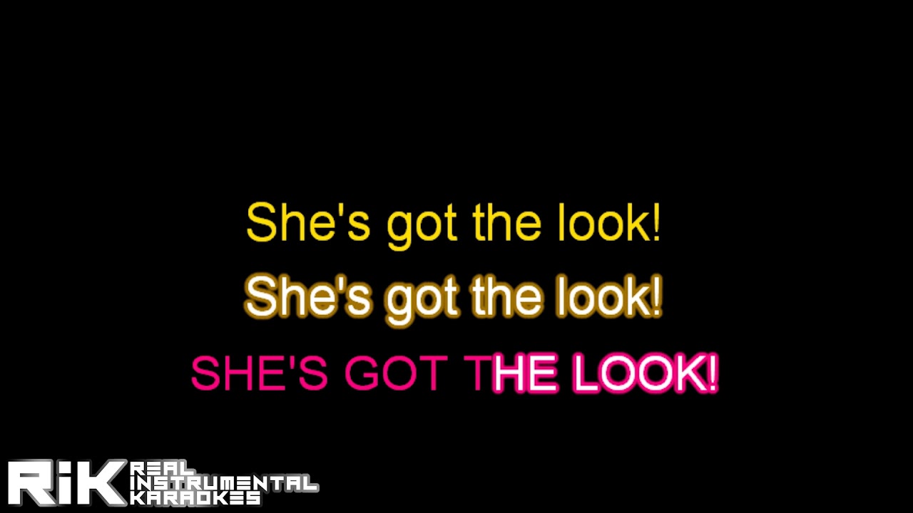The Look (Official Instrumental Karaoke) - Roxette