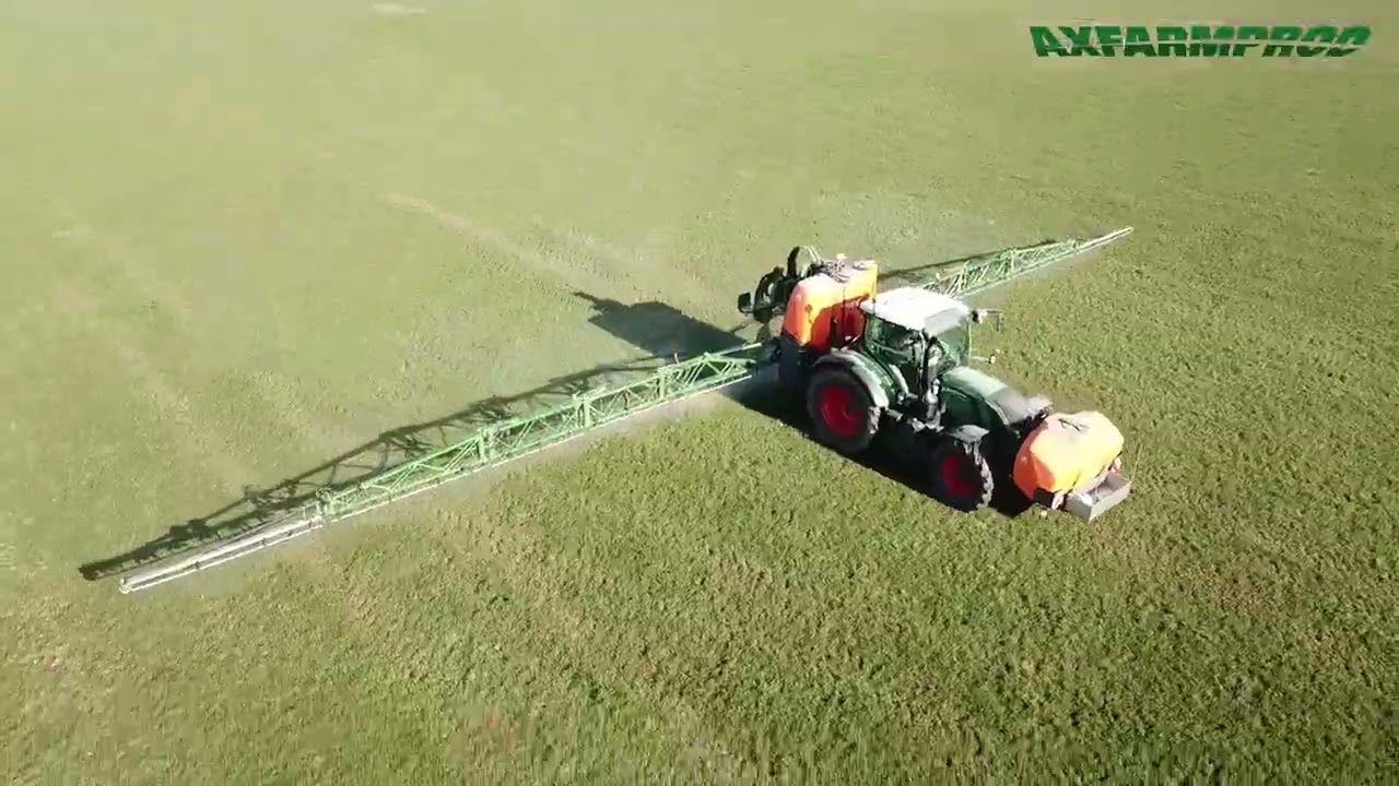Pulvérisation en Fendt 724 & Amazone  - X.Schoonbroodt