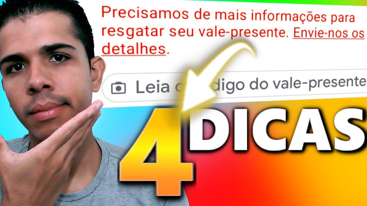 Precisamos de mais informações para resgatar seu vale presente - TecElmo