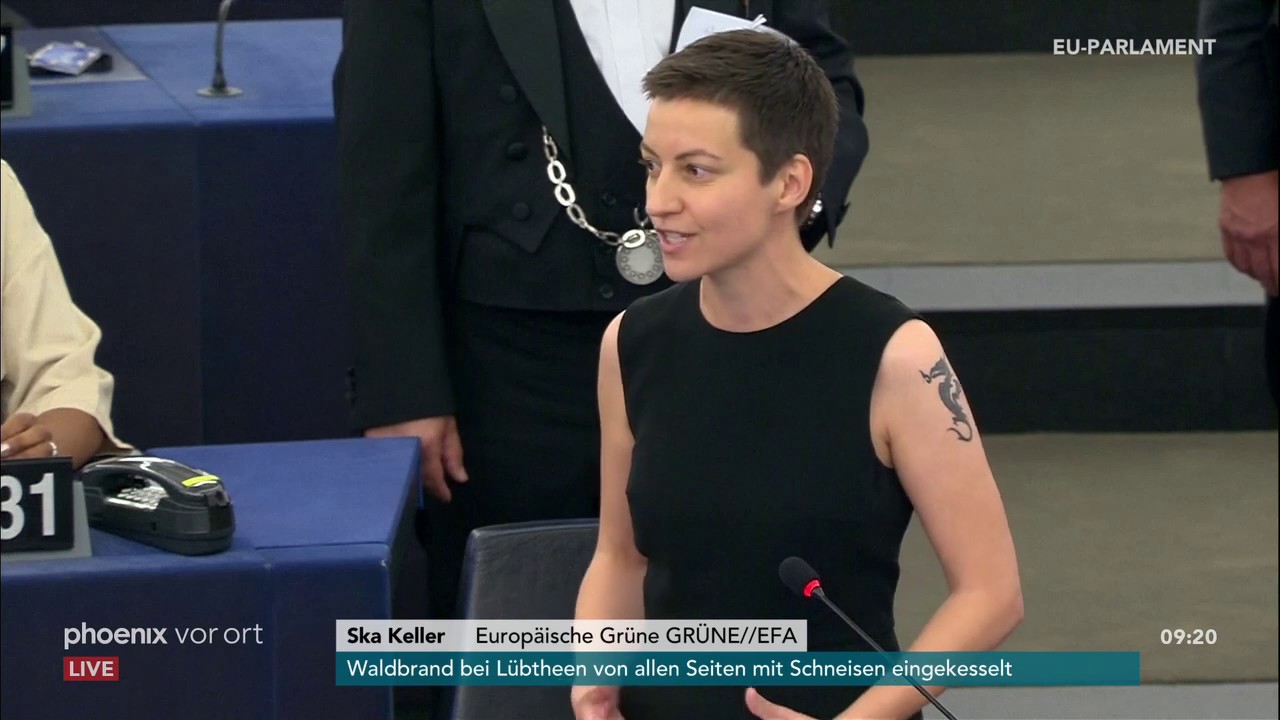 Bewerbungsrede von Ska Keller zur Wahl des EU-Parlamentspräsidenten in Straßburg am 03.07.19