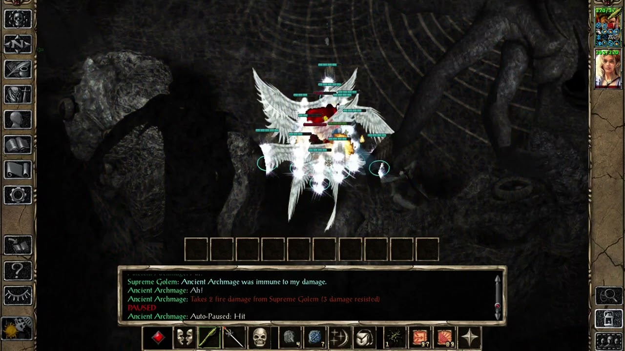 Baldur's Gate 2 [Improved Anvil Solo Insane] - Epic Divine Encounter