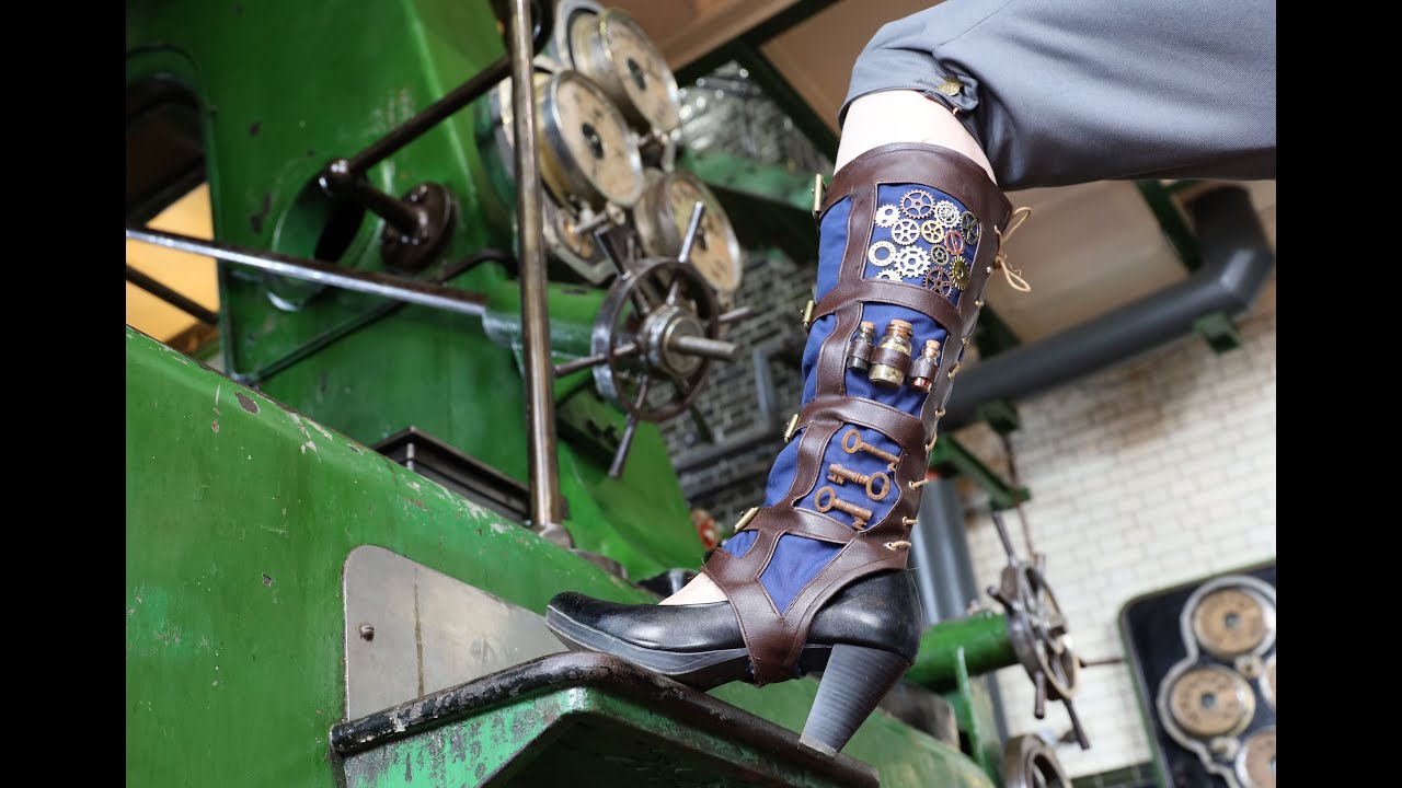 How to make some steampunk spats from scratch