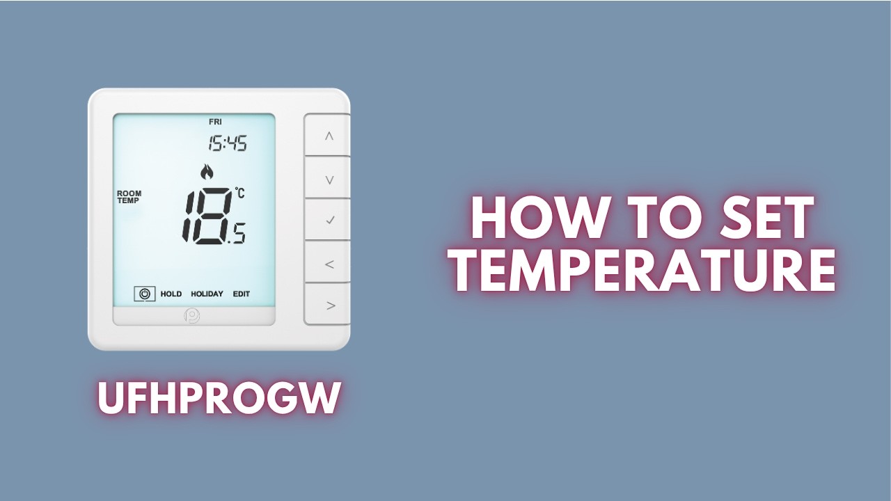 UFHPROGW | Temperature Control | Polypipe Underfloor Heating Controls