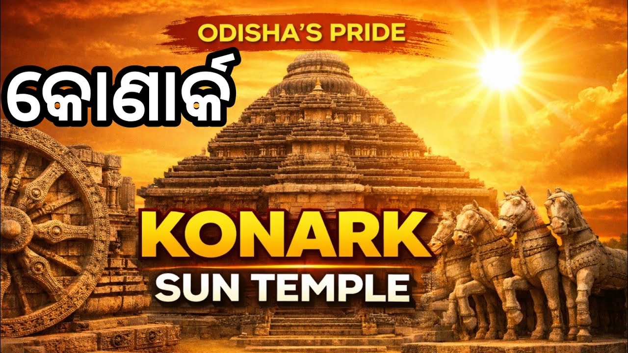 କୋଣାର୍କ ସୂର୍ଯ୍ୟ ମନ୍ଦିର: ଶିଳ୍ପ ଓ ଇତିହାସର ଅଦ୍ଭୁତ ସୃଷ୍ଟି || konark sun temple  #video