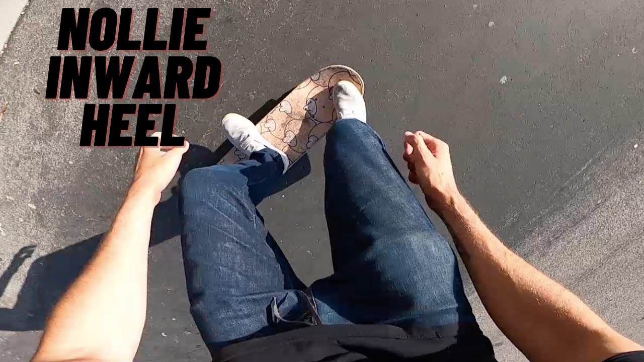 How to Nollie Inward Heel flip on a skateboard