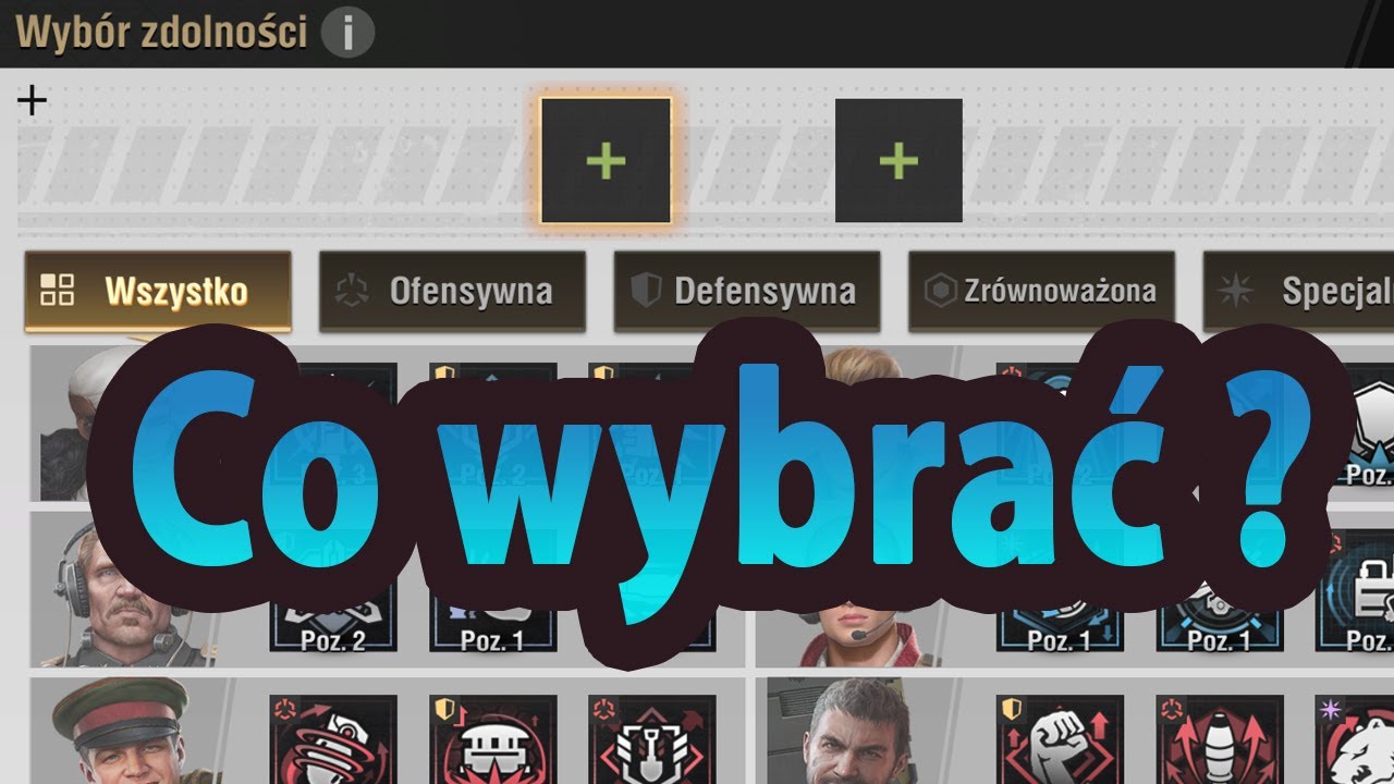 Warpath 10.4 - Dobór umiejętności dla oficerów