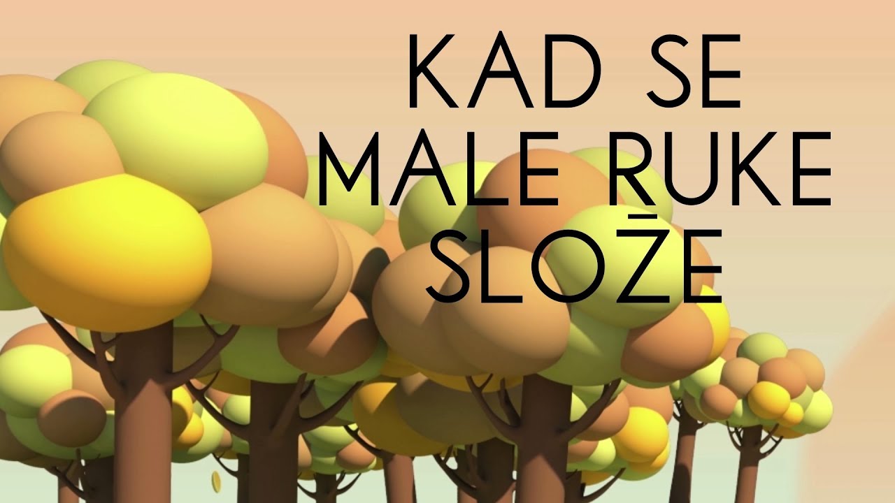 Sanja Matejaš - Kad se male ruke slože (znakovni jezik)