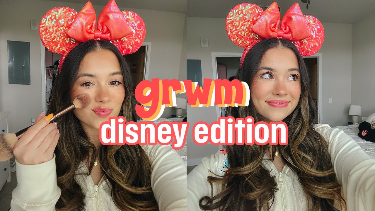 GRWM for Disney World 💋✨  my winter makeup routine