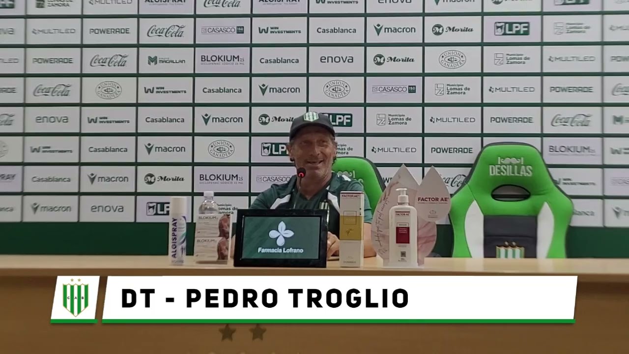 🎤 Conferencia de prensa de Pedro Troglio, tras la victoria 2-1 de #Banfield frente a #EstudiantesRC