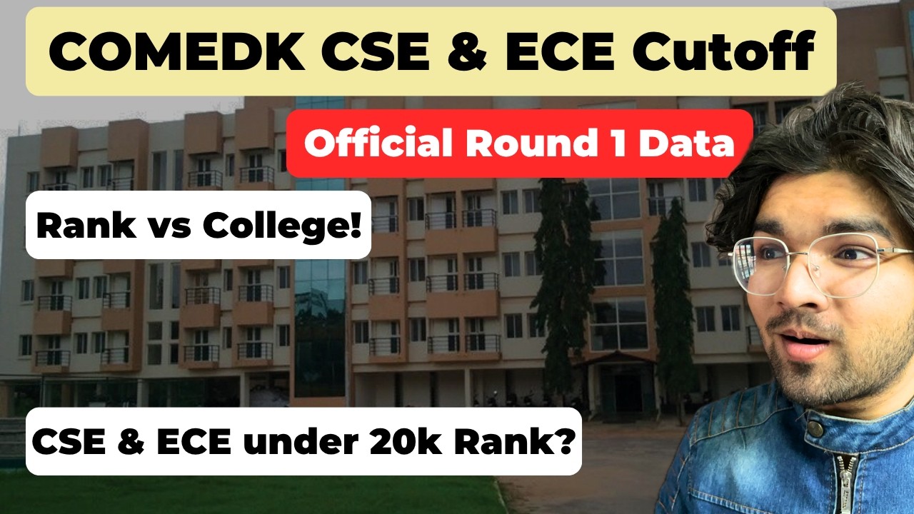 COMEDK Rank vs College Based on Official Last Year Data | ComedK 2026