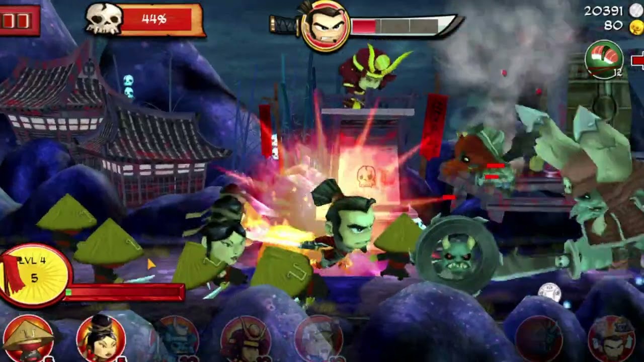 Samurai Vs Zombies Defense  Walkthrough (Wave 50)