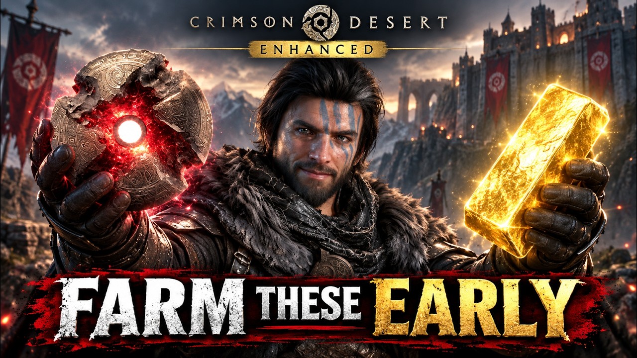 Crimson Desert 2.0 &mdash; Лучший фарм на ранней стадии игры | Золотые слитки + Бездное снаряжение