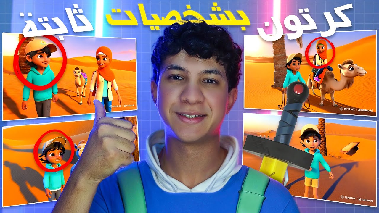 أخيراً طريقة عمل أفلام كرتون بشخصيات ثابتة مجانًا بالذكاء الاصطناعي !!
