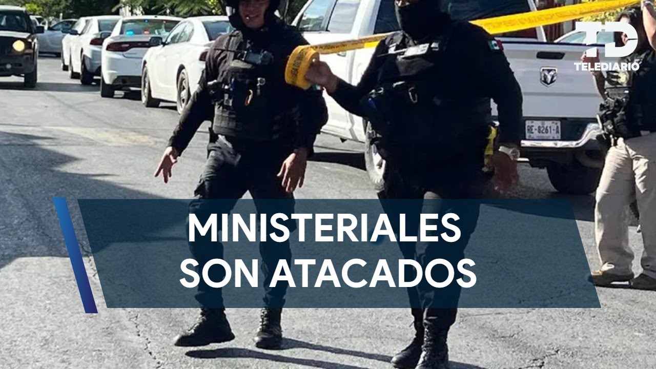 Agentes ministeriales son atacados a balazos tras tratar de detener a delincuente en Monterrey