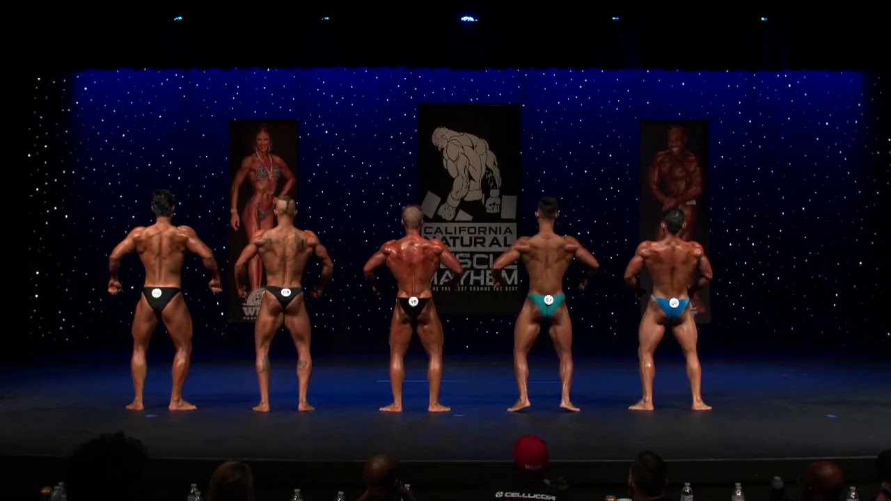 2018 California Natural Muscle Mayhem Mens Open Middle & Heavy weight Prejudging