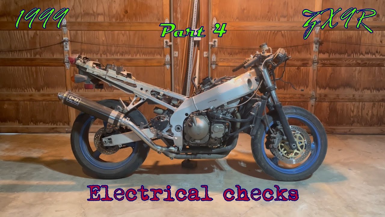 1999 ZX9R Disassembly Part4. Electrical checks.