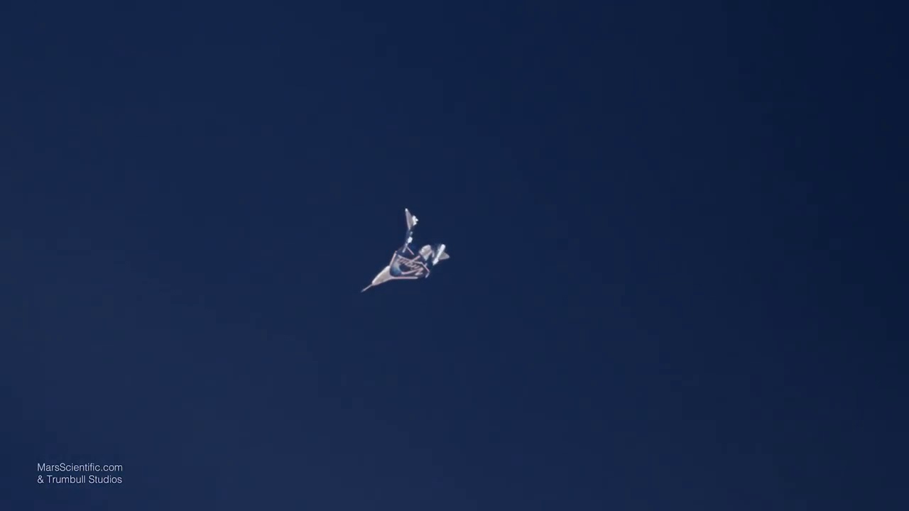 Uncut! See Virgin Galactic's VSS Unity Fly from Drop Through Feather