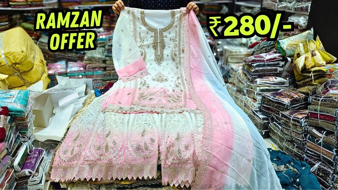 ₹275/- Mai Fancy Work Suits 😱 RAMZAN SPECIAL Marwa Creation Hyderabad