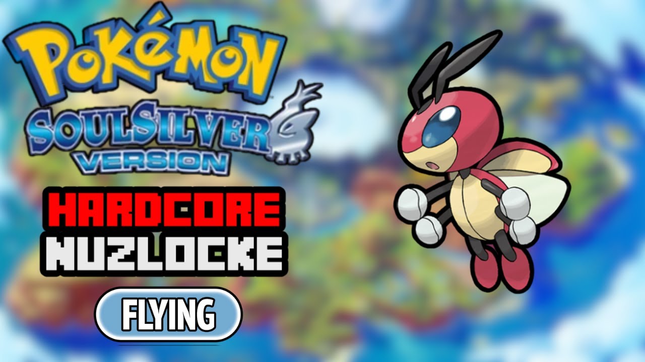 Pokemon SoulSilver Hardcore Nuzlocke — только ЛЕТАЮЩИЕ (БЕЗ предметов, БЕЗ повышения уровня)
