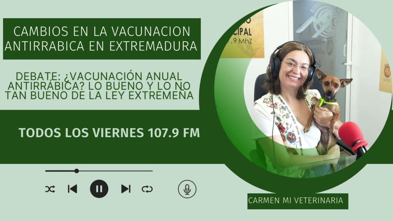 VACUNACION ANTIRRABICA EN EXTREMADURA