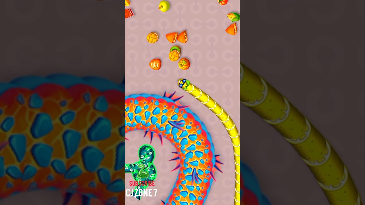 Wormate.io game / Snake game 🐍 #wormateio #wormszone #snakegame #shortvideo #funnyvideo #shorts