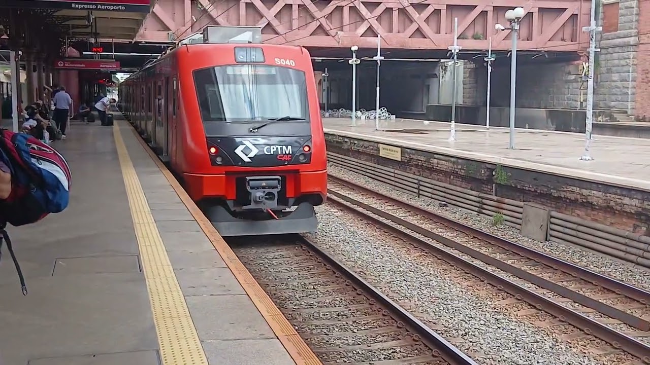 Estação Da Luz #trilhosedestinos #cptm #linha11coral #viral 