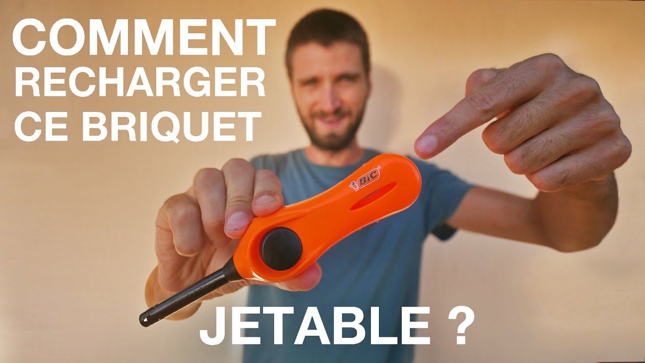 Comment RECHARGER cet ALLUME GAZ JETABLE en moins de 5 MIN ?
